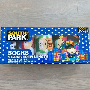 Odd Sox South Park 5 Pairs Crew Length Socks Men 8-12 Women 9-14